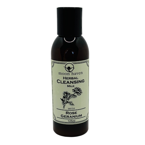 HERBAL CLEANING MILK WITH ROSE GERANIUM
