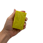 moon haven lemongrass soap bar in hand