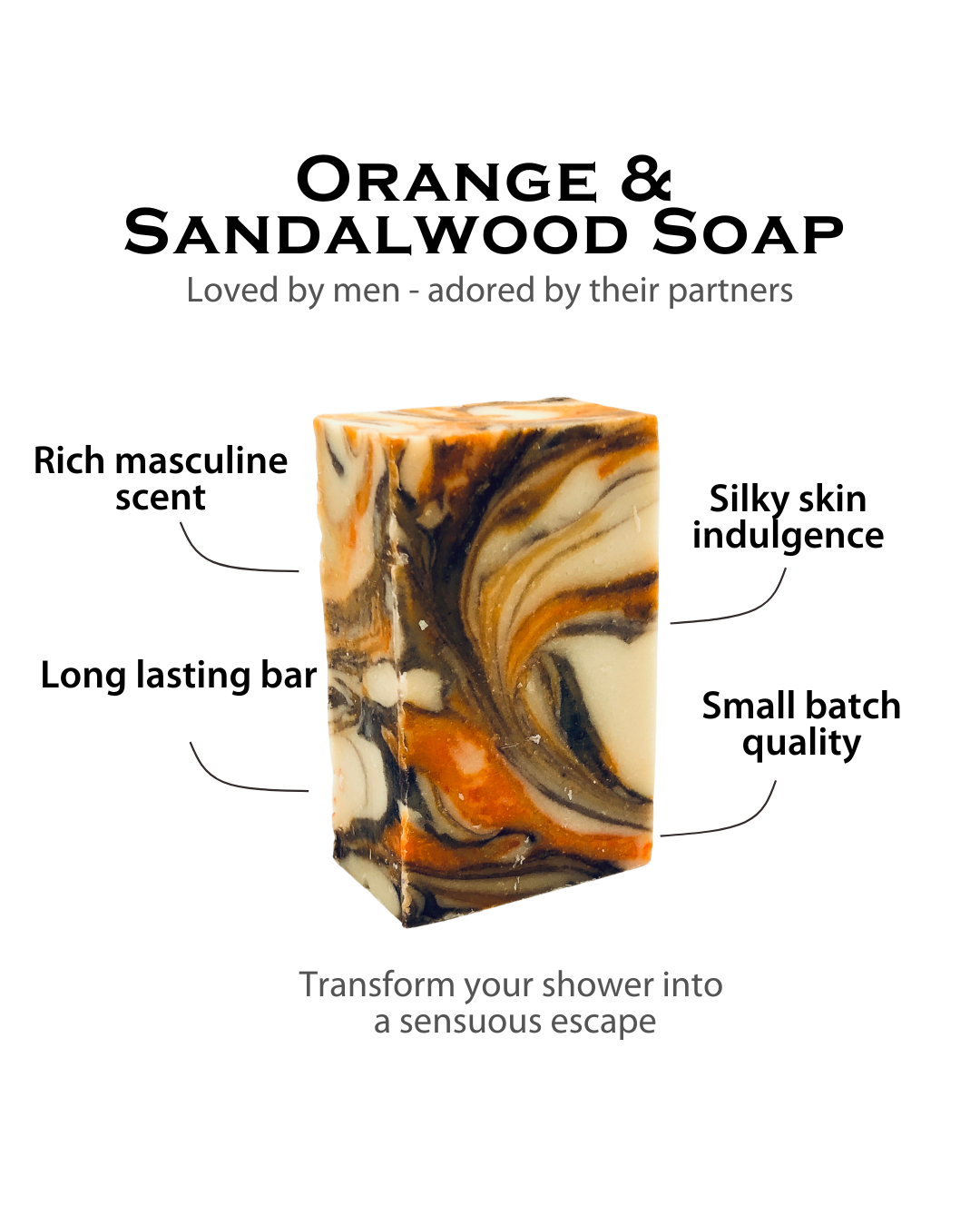 ORANGE & SANDALWOOD SOAP