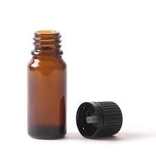 10ml Amber Glass Essential Oil bottle with Dripolator