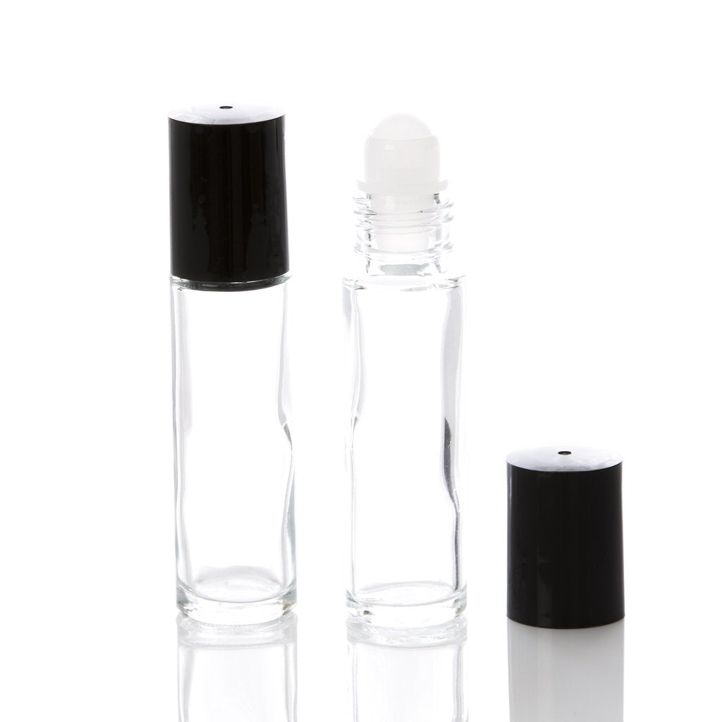 10ml Clear Glass Roller Ball Bottle