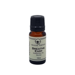 Amber 10 ml  bottle labelled Breathe Easy essential Oil blend